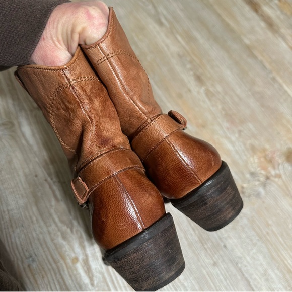 Franco Sarto Waco Western Leather Cowboy Ankle Boots - Picture 8 of 10